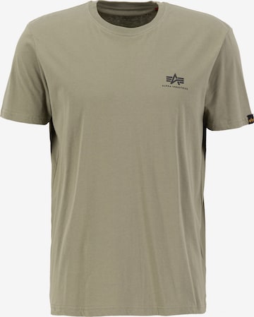 ALPHA INDUSTRIES T-Shirt in Grün: Vorderseite