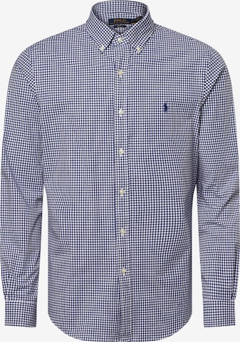 Polo Ralph Lauren Slim Fit Skjorte i blå: forside