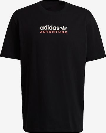 ADIDAS ORIGINALS Shirt in Black: front