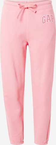 Effilé Pantalon 'HERITAGE' GAP en rose : devant