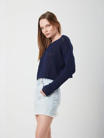 MixRay Sweter 'Pullover' w kolorze niebieski