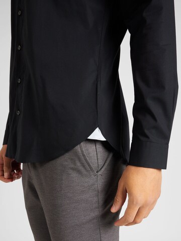 Michael Kors Slim fit Button Up Shirt in Black