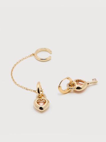 Boucles d'oreilles Swarovski en or