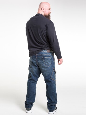Mill&Tailor Regular Jeans ' 6 Pocket Cargo Style ' in Blau