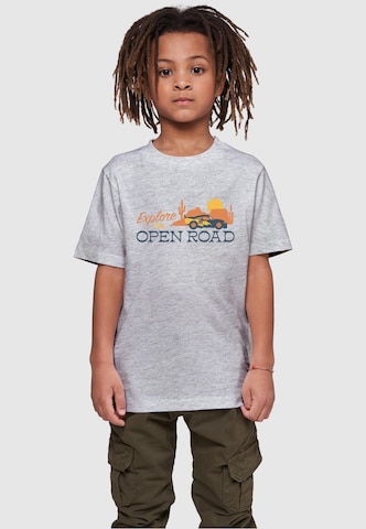 ABSOLUTE CULT Shirt 'Cars - Explore The Open Road' in Grey: front