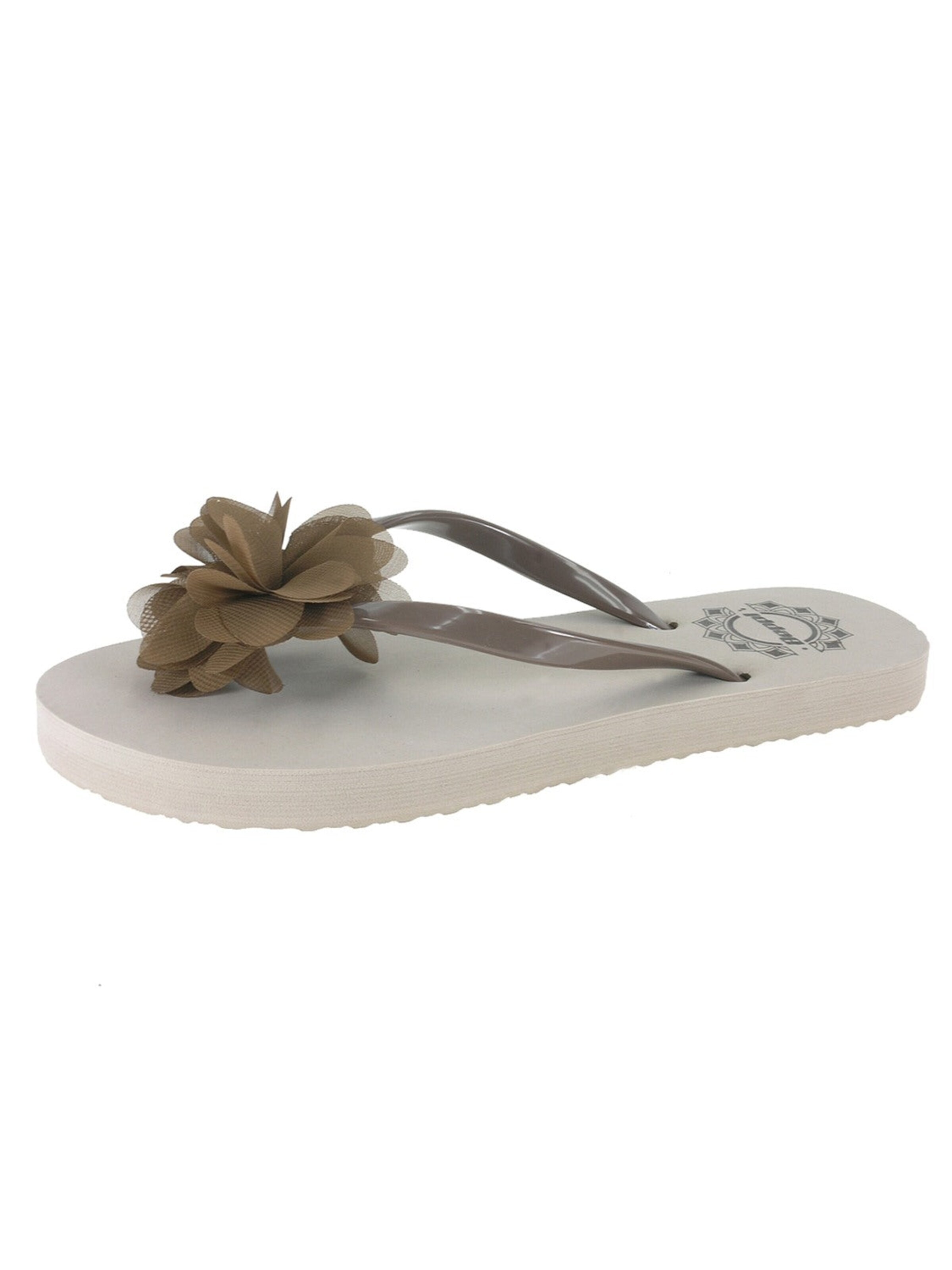 Séparateur d'orteils 'Thong Slipper' Beppi en marron : devant