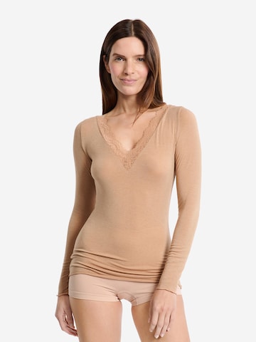 Maglietta intima di ETAM in beige: frontale