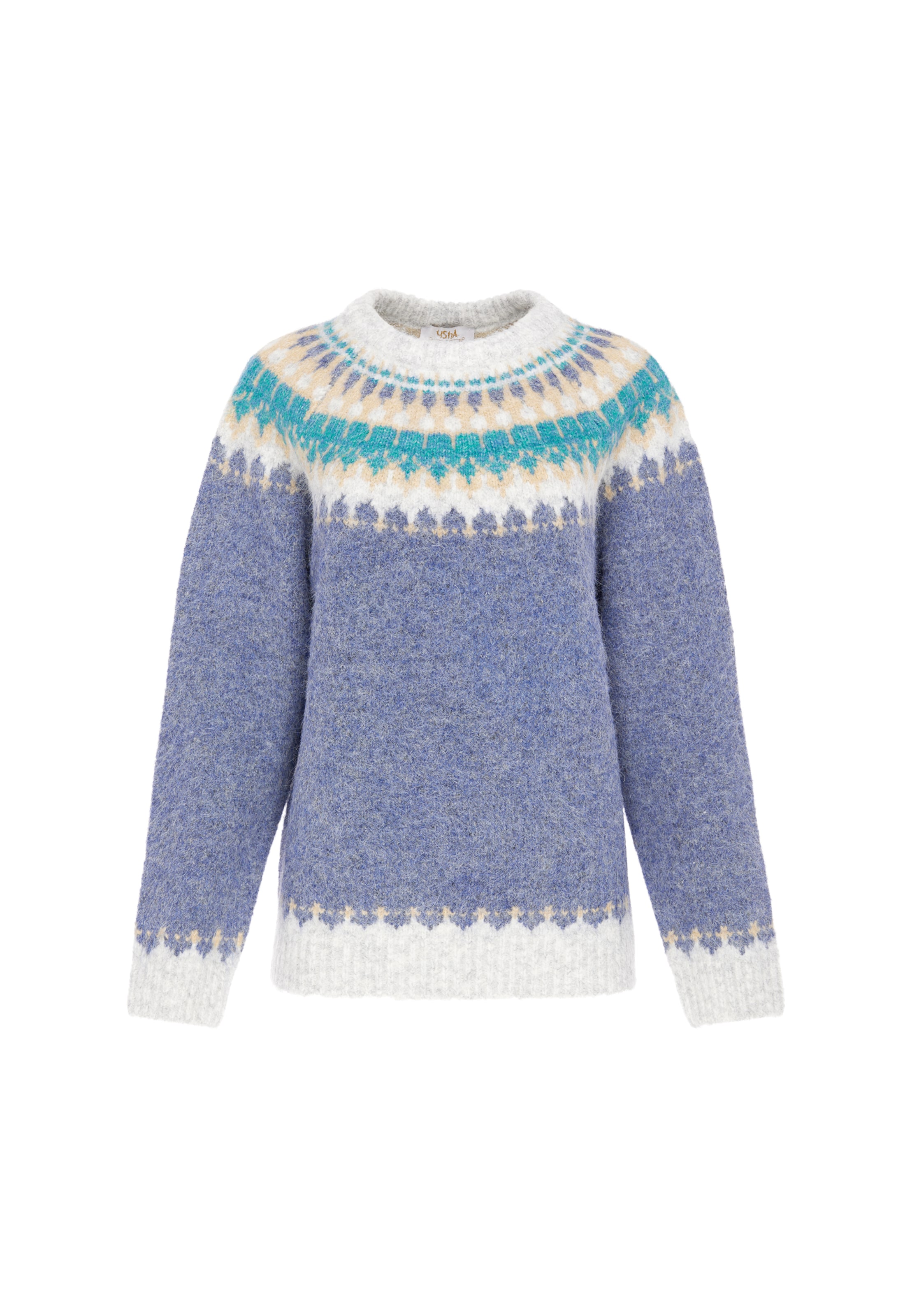 usha FESTIVAL - Jersey 'Western Country' en azul: frente