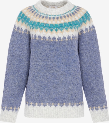 usha FESTIVAL - Jersey 'Western Country' en azul: frente