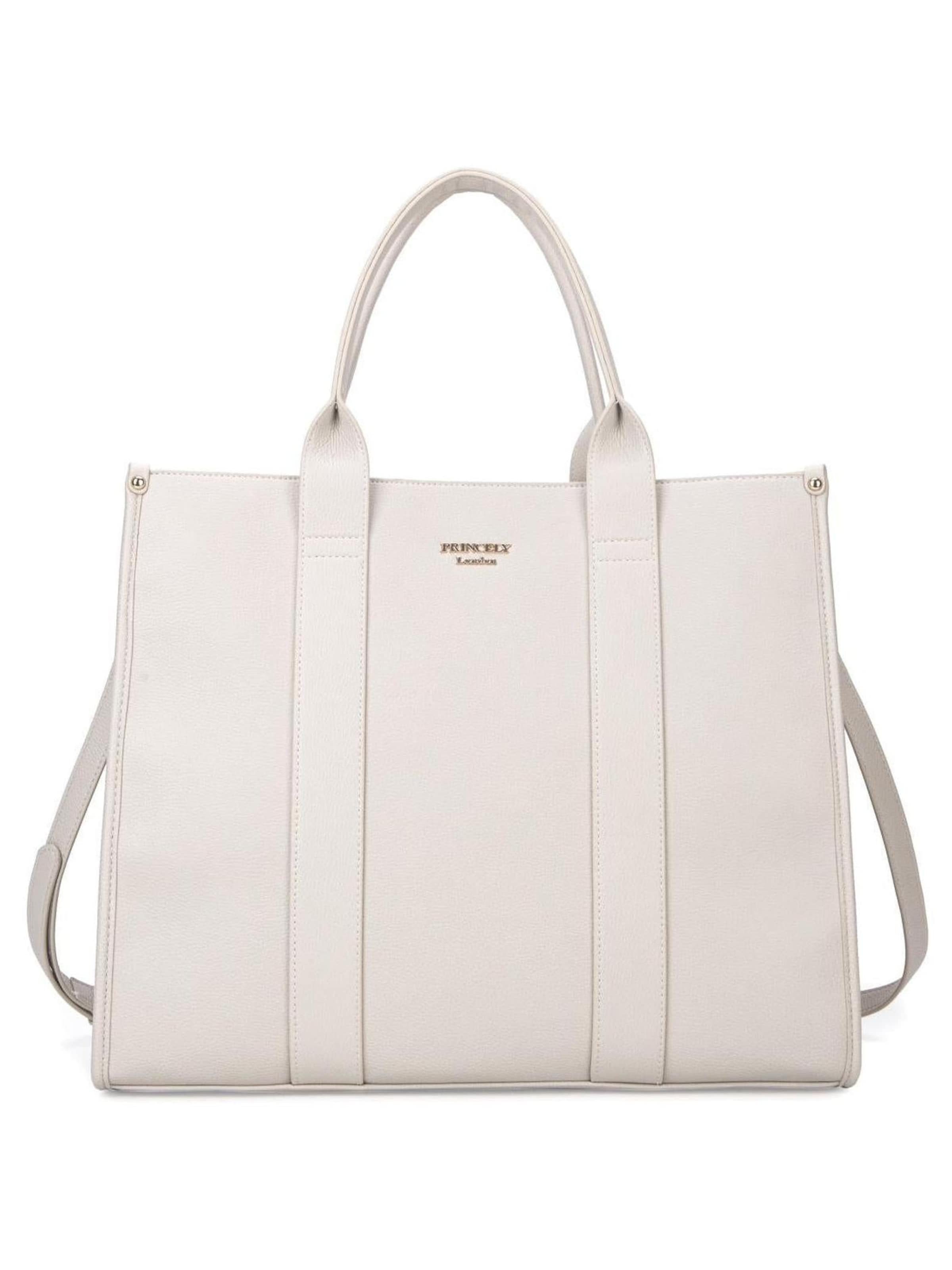 Cabas 'Jackie Alice x Limited Edition' Princely London en blanc : devant