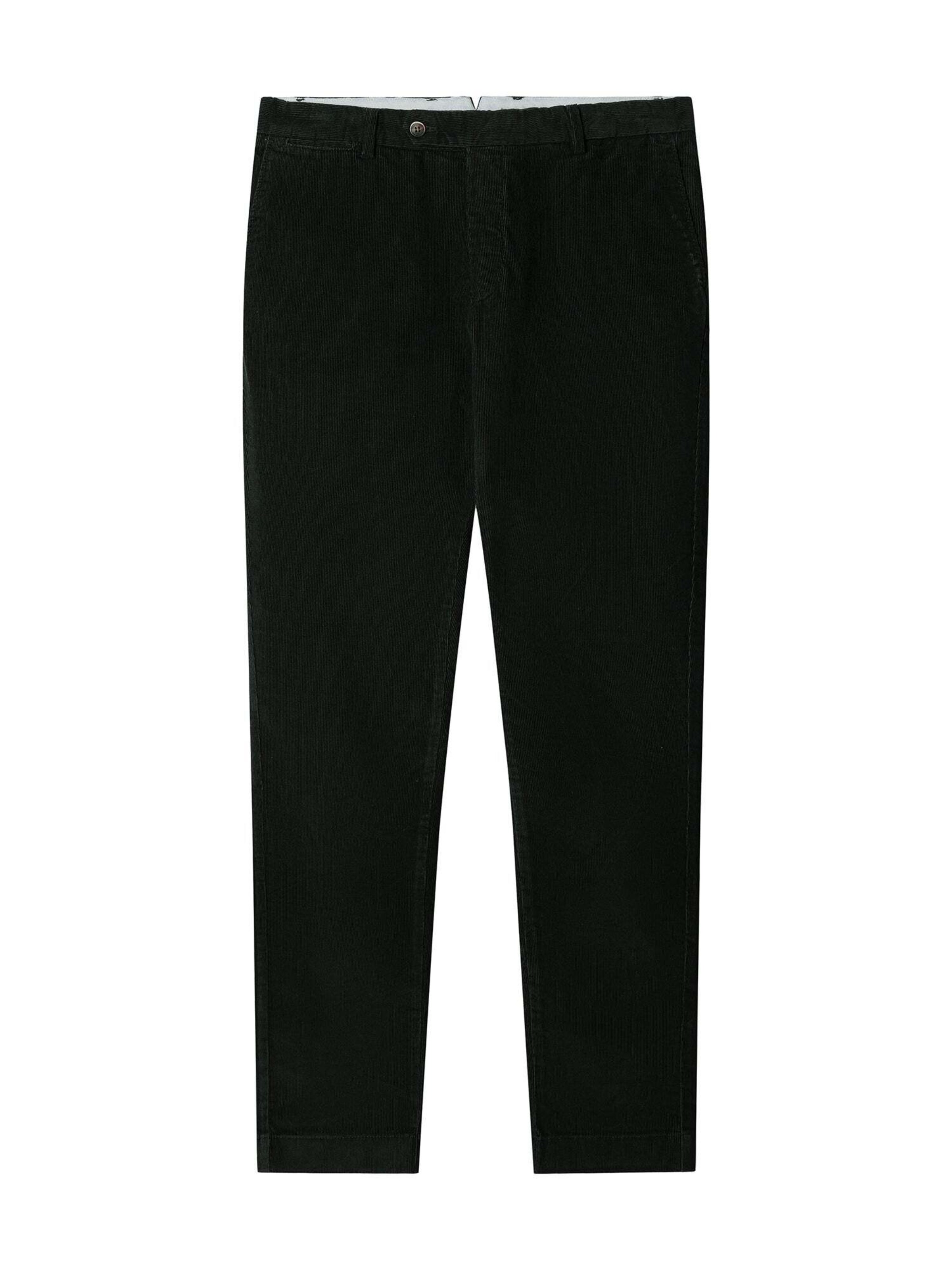 Coupe slim Pantalon chino 'Kensington' Hackett London en vert : devant