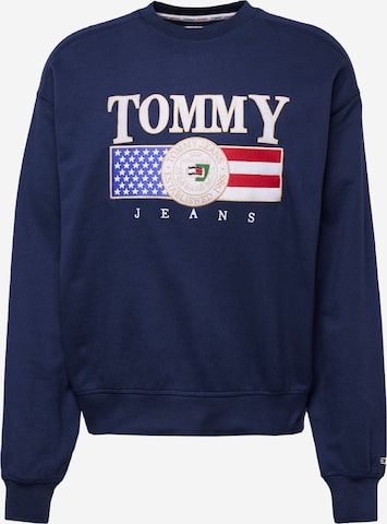 Tommy Jeans Свитшот в Синий: спереди