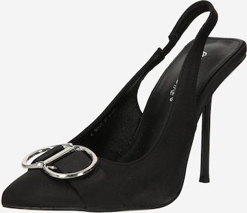 Public Desire Pumps 'SPICY' in Schwarz: predná strana