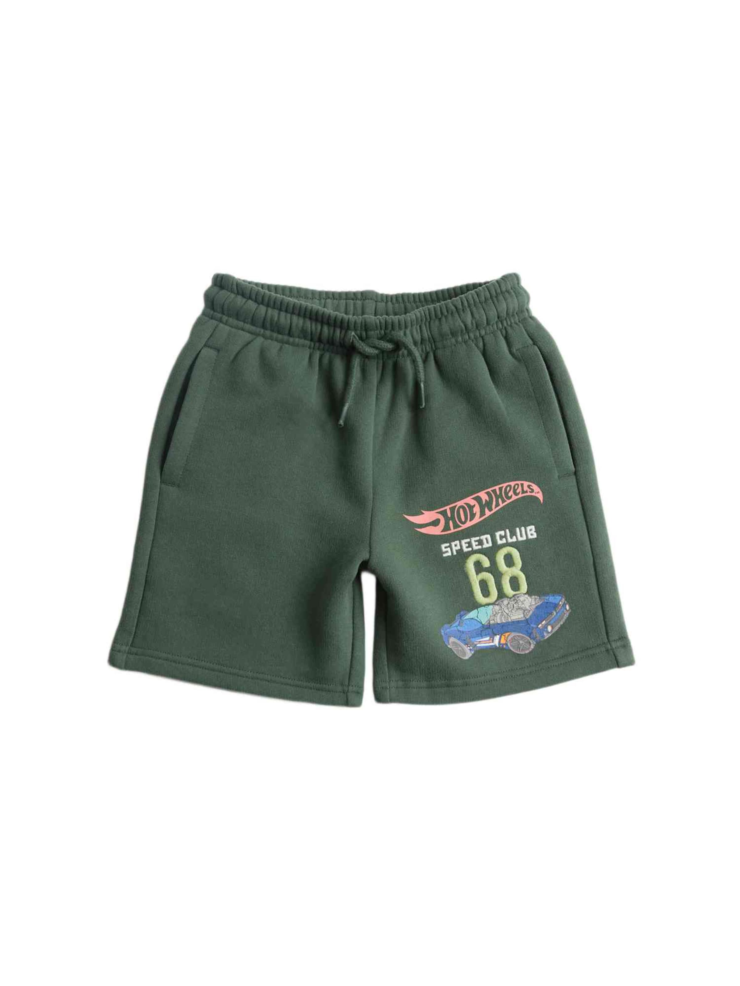 Marks & Spencer Regular Broek in Groen: voorkant