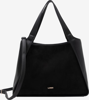 L.CREDI Shopper 'Pheline' in Black: front