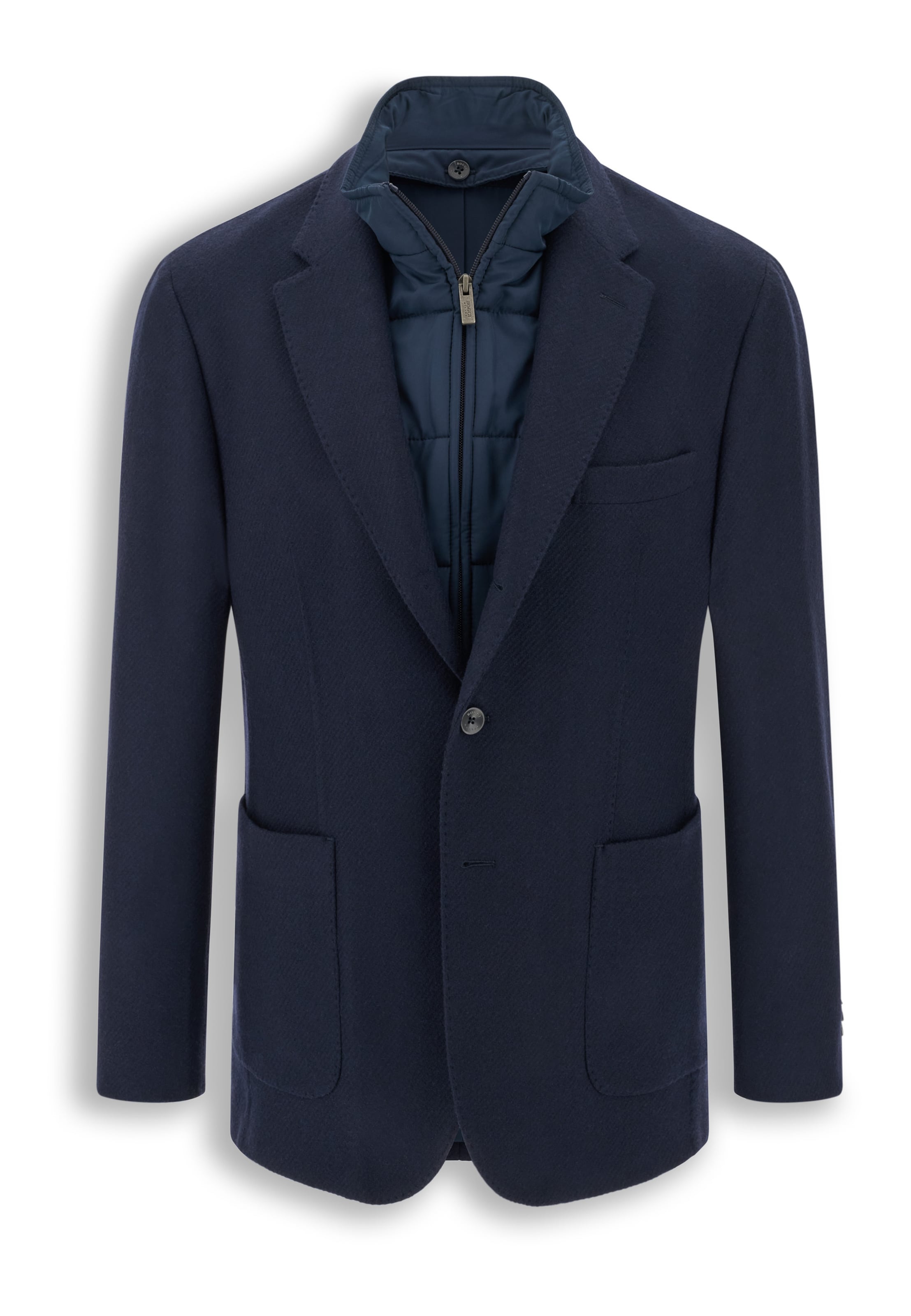 Boggi Milano Regular fit Colbert in Blauw: voorkant