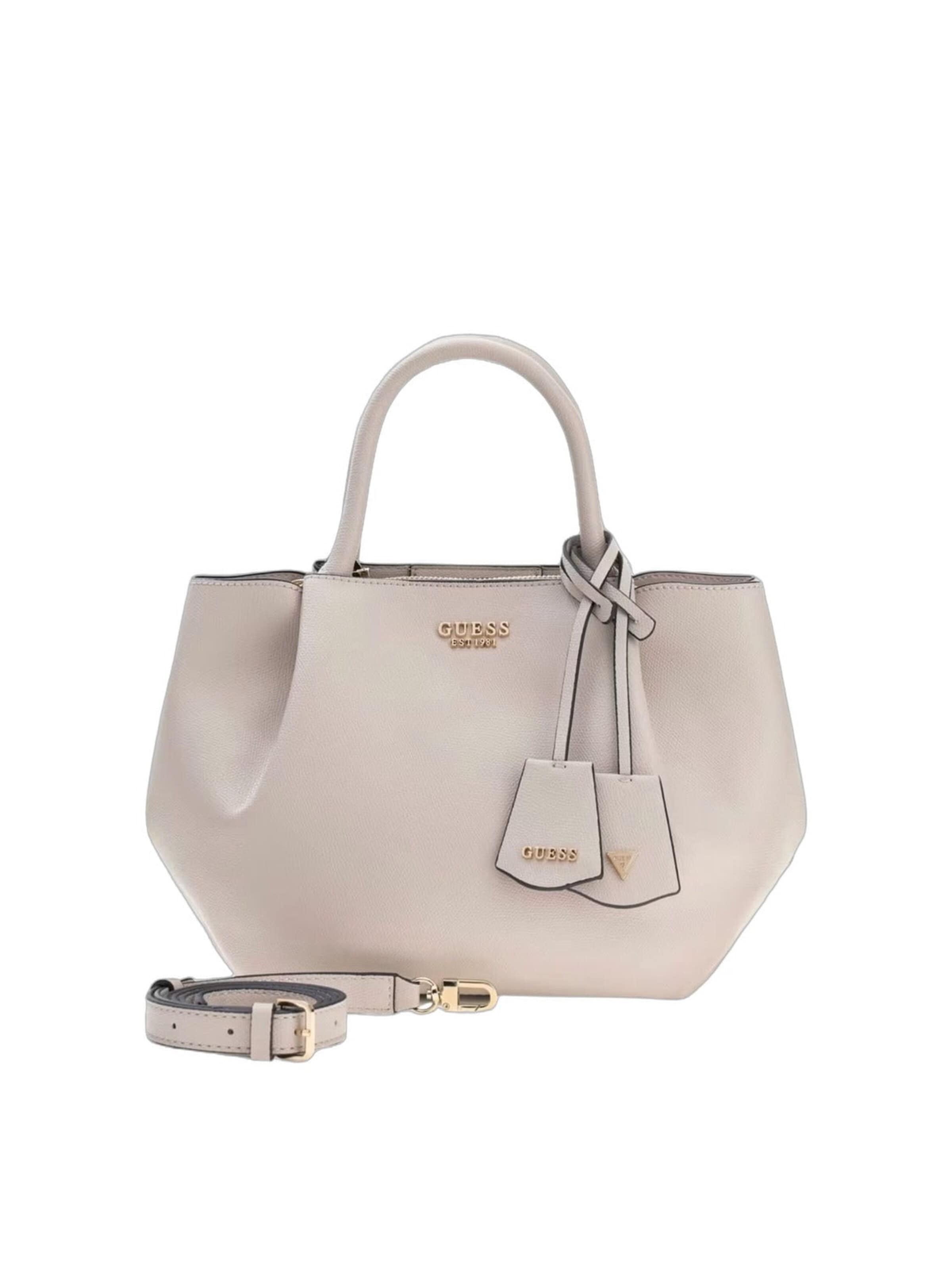 GUESS Taška cez rameno 'Guess Sac Bandoulière Noelle Girlfriend Sa Light Taupe' - Hnedá