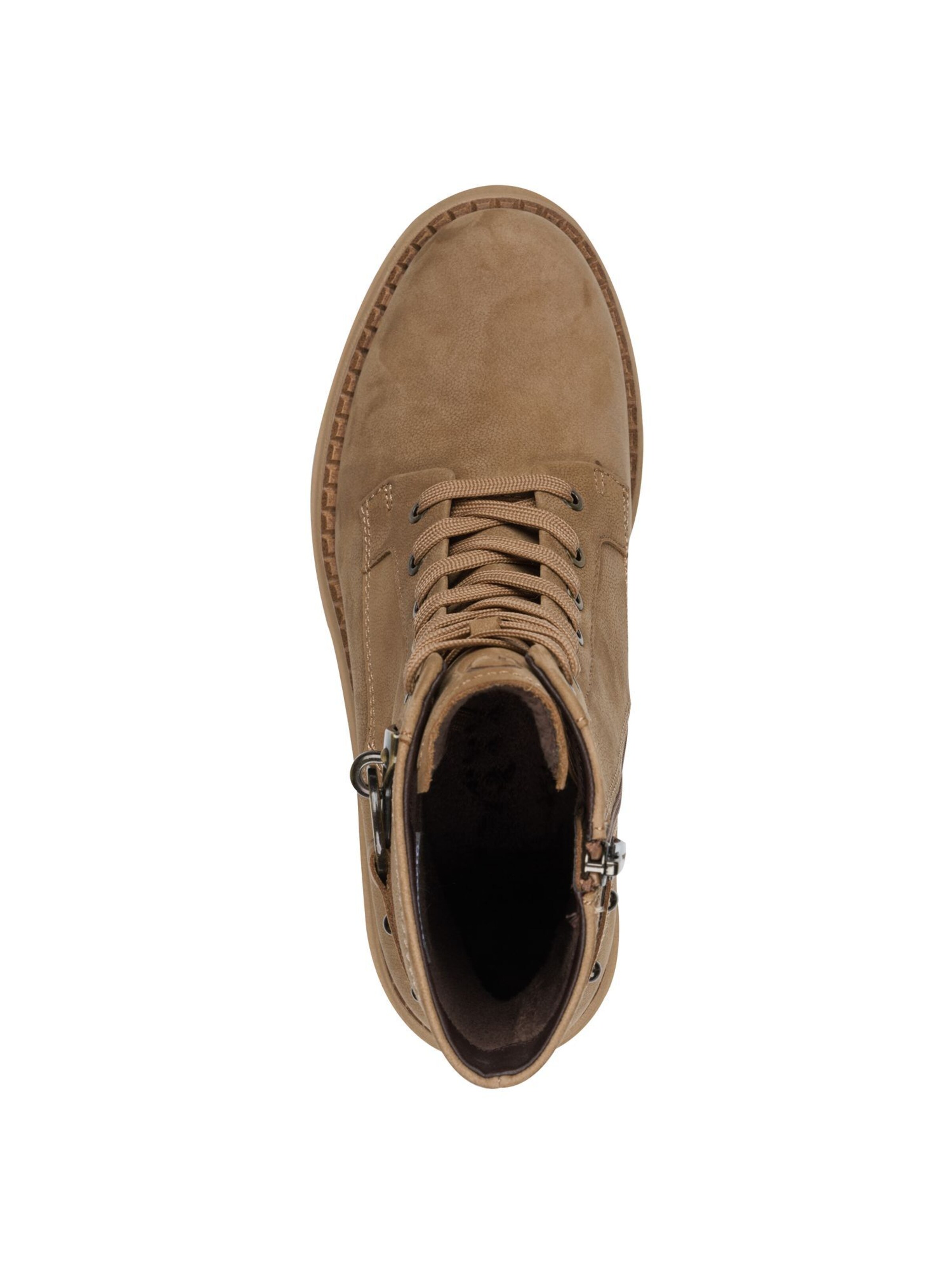 Tamaris Lace-up bootie in Brown