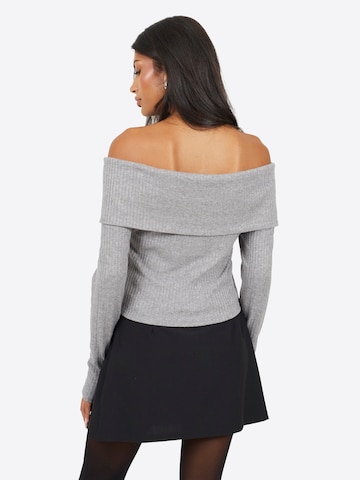 BRAVE SOUL Gebreid vest in Grijs