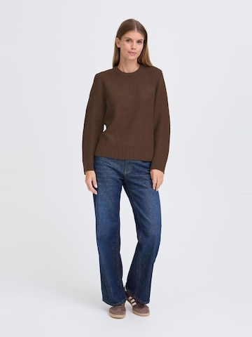Oxmo Pullover 'Nelly' in Braun