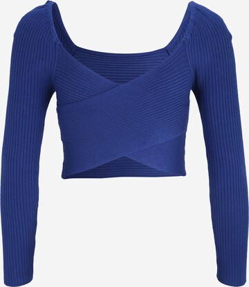 Pieces Petite Sweater 'Hila' in Blue