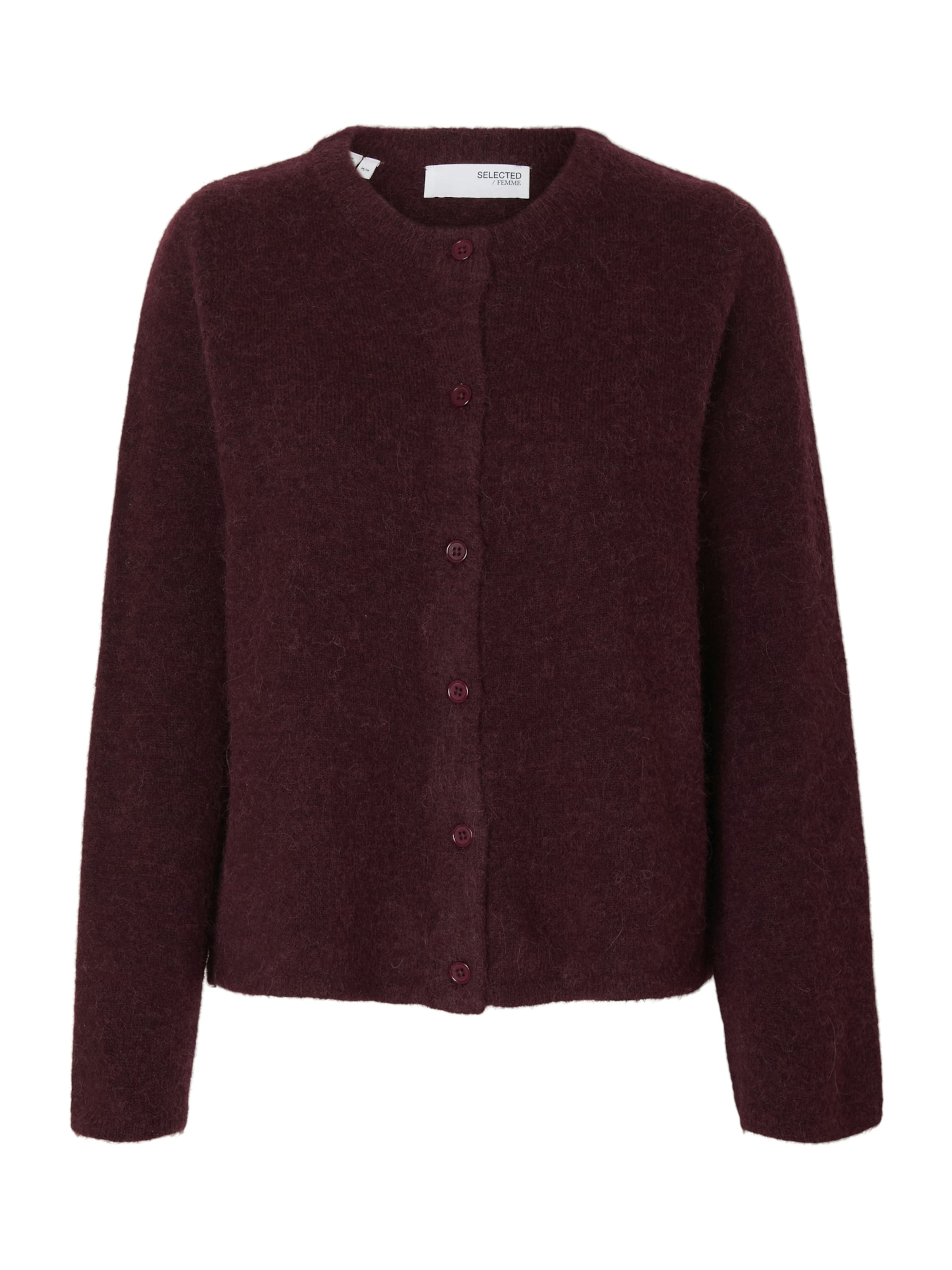 SELECTED Knit Cardigan 'SLFLulu' in Purple: front