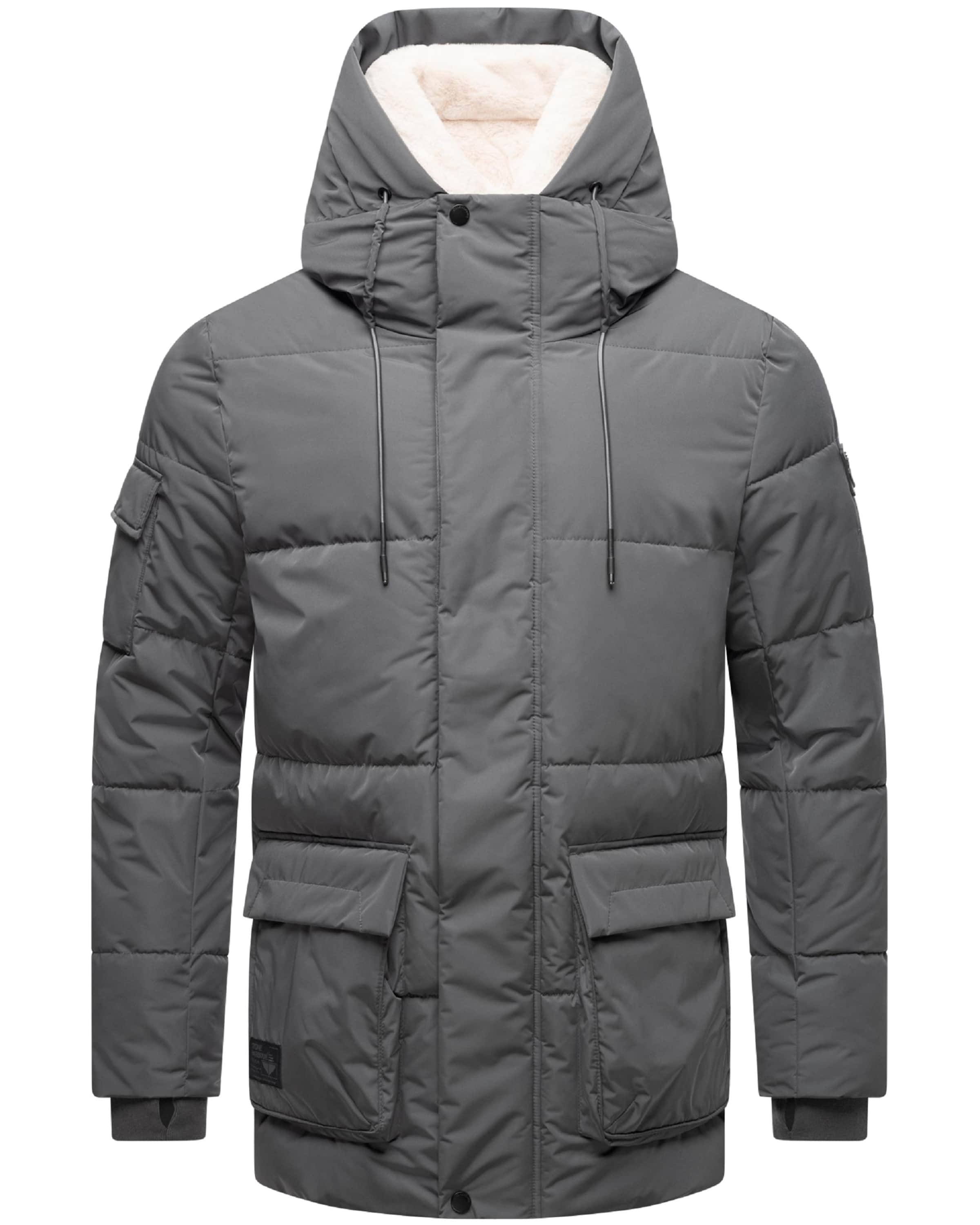 STONE HARBOUR Зимняя куртка 'Lauroo XX' в Серый: спереди