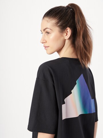 ADIDAS SPORTSWEAR Functioneel shirt 'Future Icons Graphic friend' in Zwart