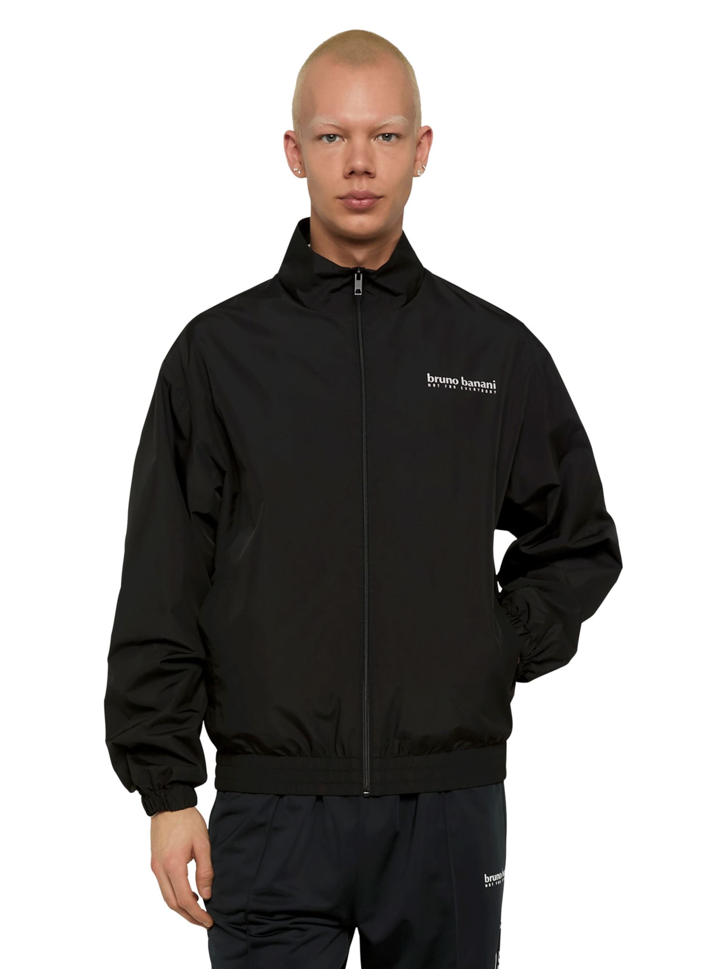 Veste de sport 'Haney' Bruno Banani en noir : devant
