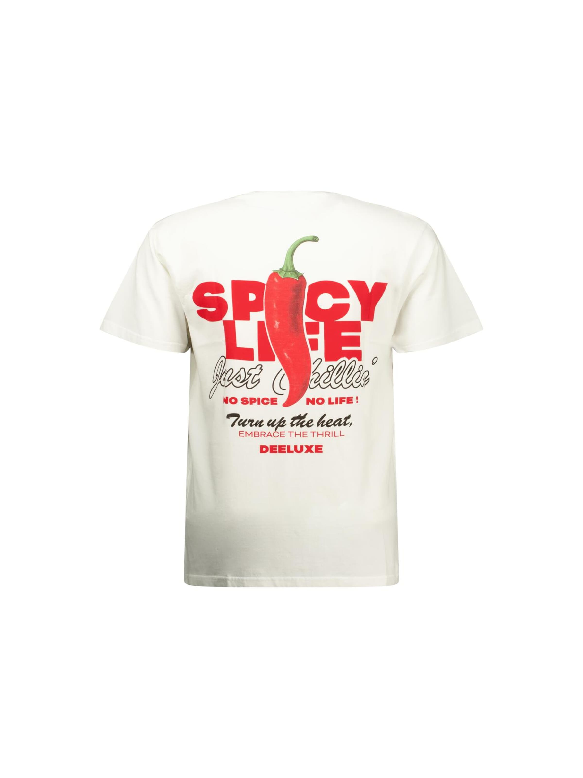 T-Shirt 'SPICY ' Deeluxe en blanc