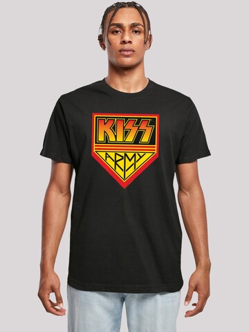 F4NT4STIC T-Shirt 'Kiss Army' in Schwarz: Vorderseite