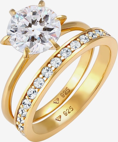 ELLI Prsten u zlatna / prozirna, Pregled proizvoda