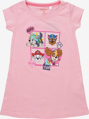 Chemise de nuit 'Yeah' PAW Patrol en rose : devant