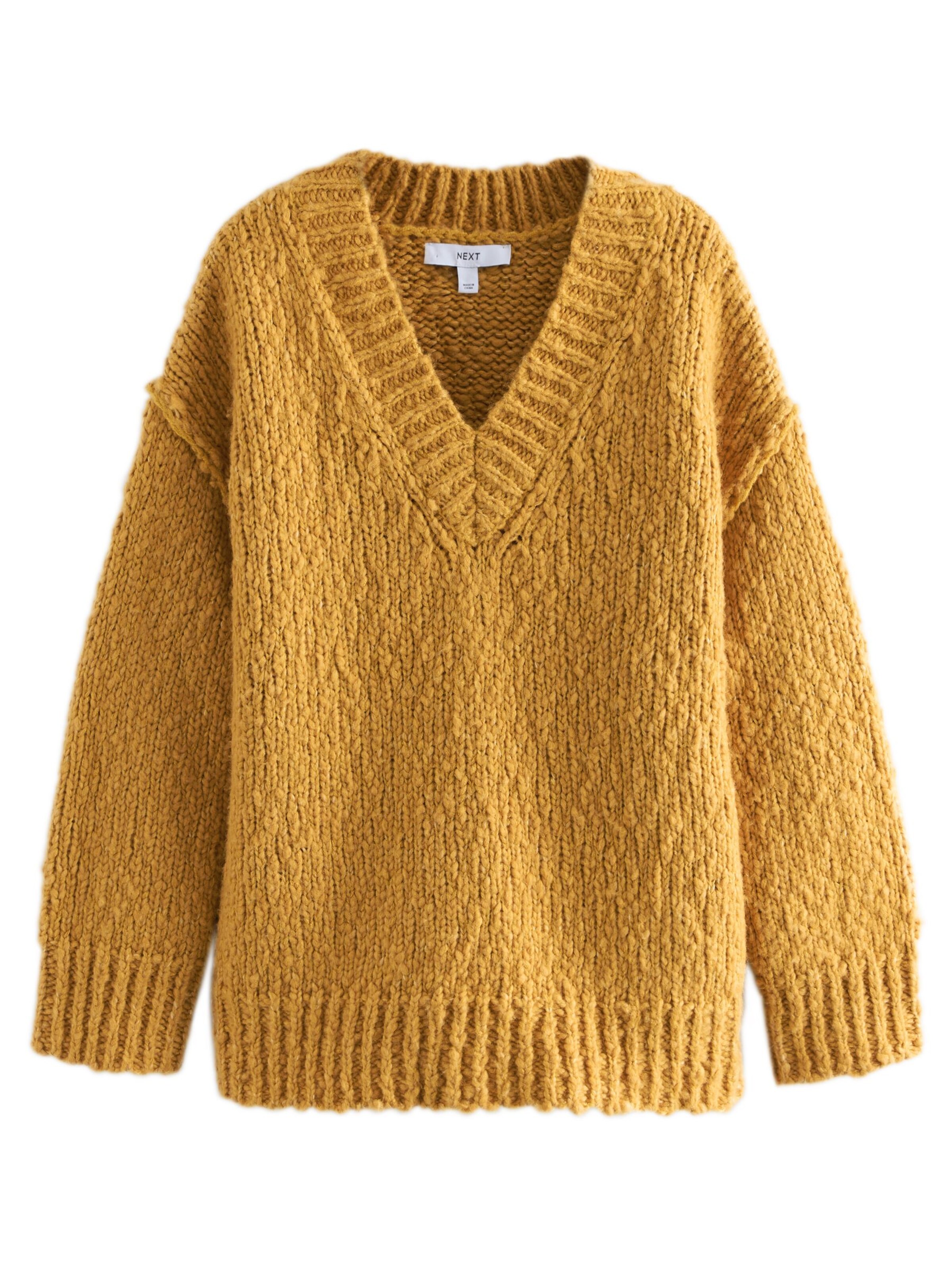 Next Pulóver - sárga: elől