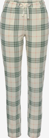 VIVANCE Pantalon de pyjama 'Dreams' en beige / vert / orange, Vue avec produit