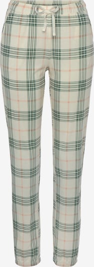 VIVANCE Pantalon de pyjama 'Dreams' en beige / vert / orange, Vue avec produit