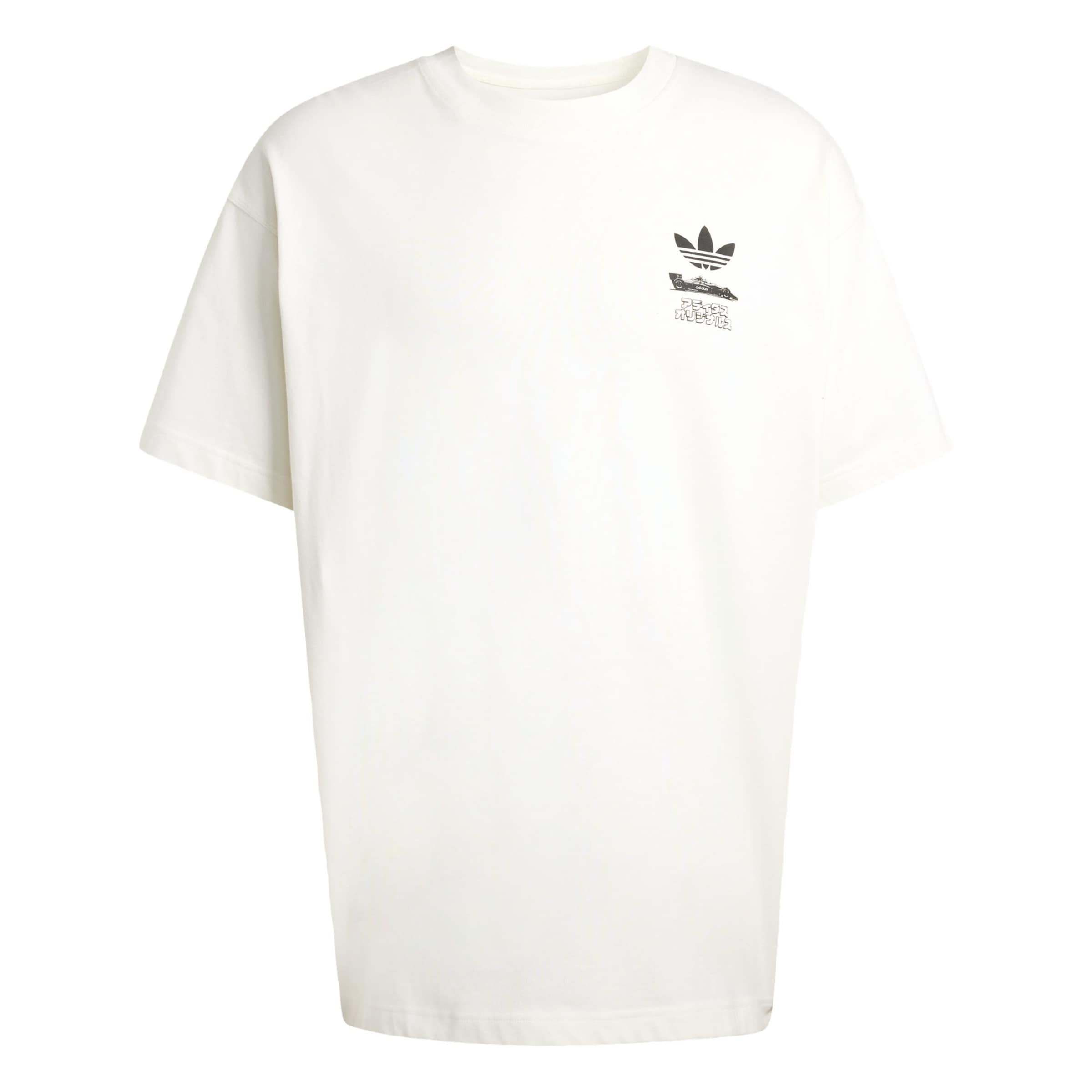 ADIDAS ORIGINALS T-Shirt 'Japanese Racing' in hellblau / schwarz / offwhite, Produktansicht
