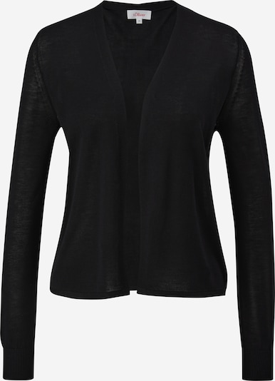 s.Oliver Cardigan en noir, Vue avec produit