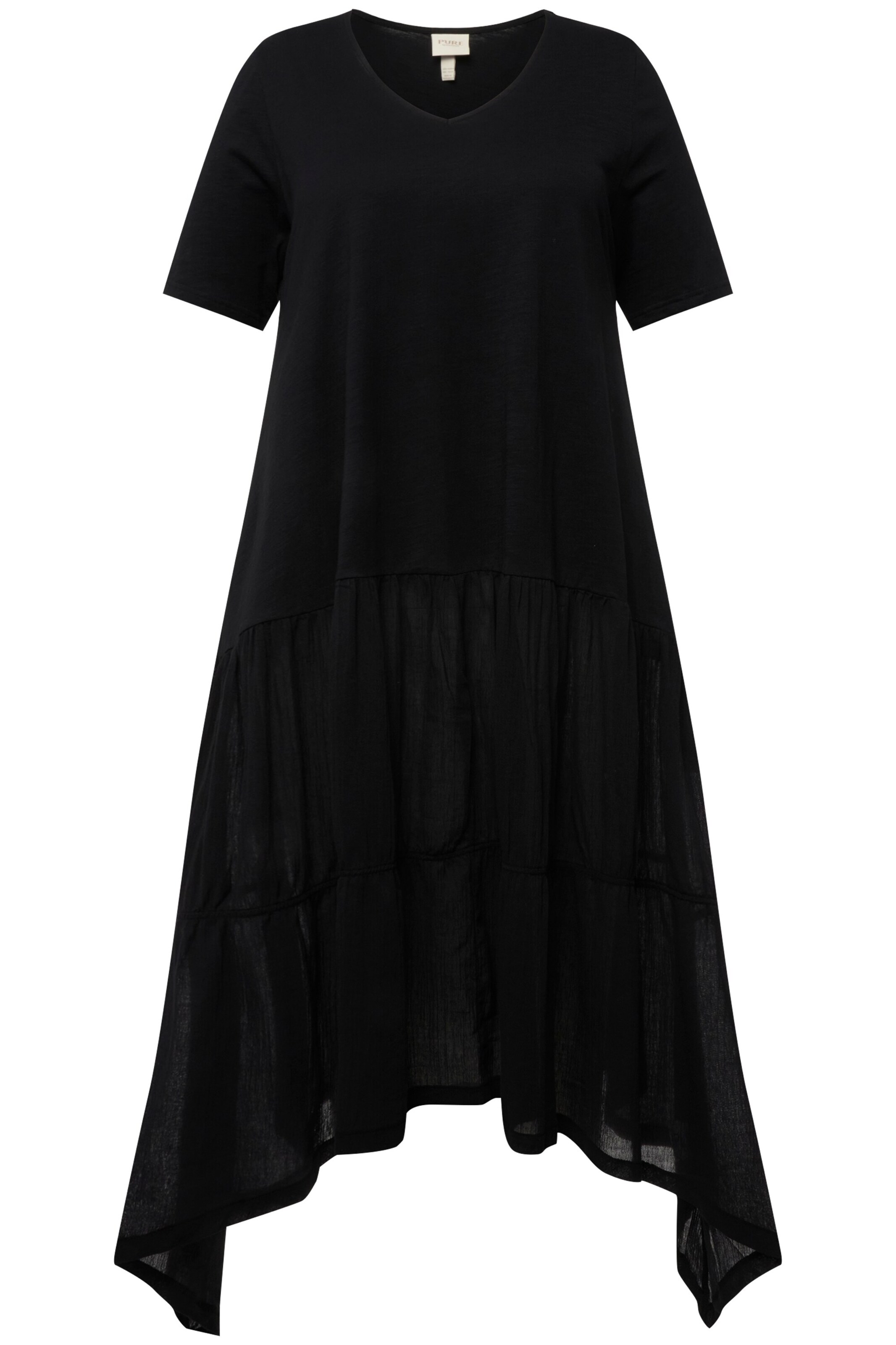 Ulla Popken Kleid in Schwarz: Vorderseite