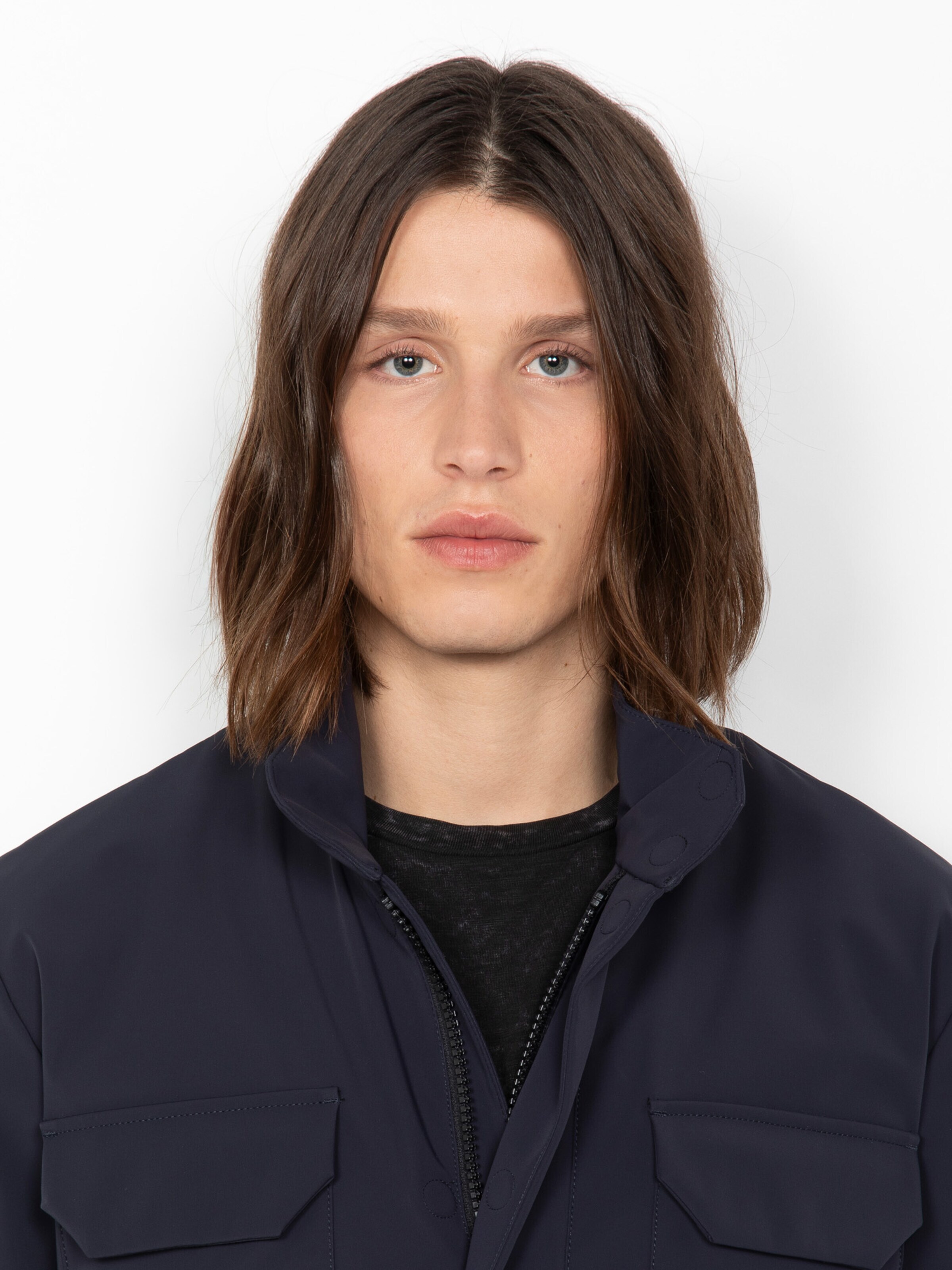 Schott NYC Winter Jacket in Blue