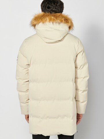 KOROSHI Winterjacke in Beige