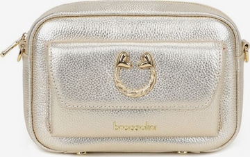 Borsa a tracolla 'Dolly' di Braccialini in argento: frontale