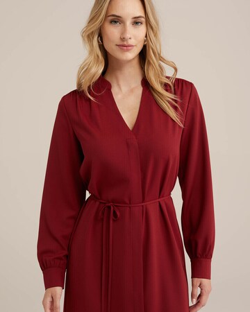 Robe-chemise WE Fashion en rouge