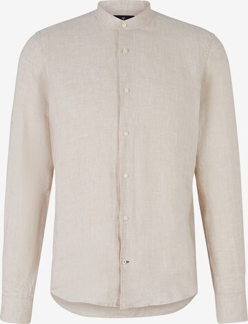 JOOP! Slim fit Button Up Shirt ' Pebo ' in Beige: front