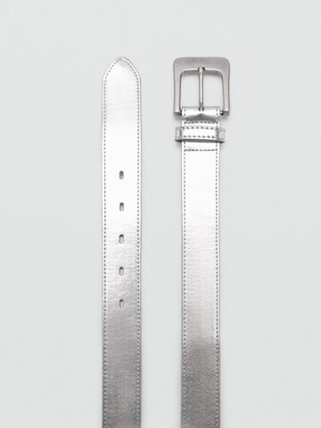 MANGO Belt 'RUBY' in Silver