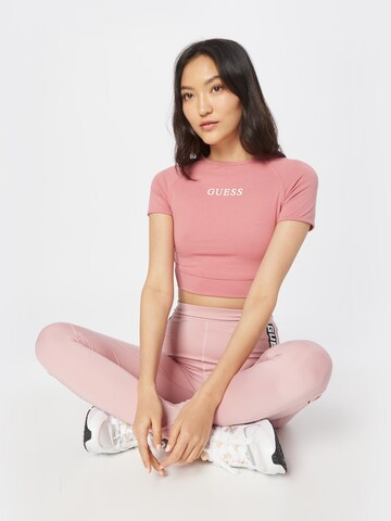 GUESS Sportshirt 'ALINE' in Pink