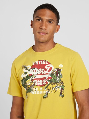 Superdry Bluser & t-shirts 'Tokyo' i gul
