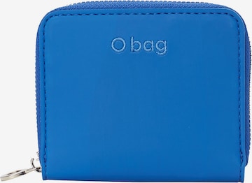 O bag Brieftasche In Widerstandsfähiges, Flexibles, Wasserdichtes Schaumkunststoffmaterial Komplett Mit Reißverschluss Aus Gummiertem Stoff O half wally in Blau: Vorderseite