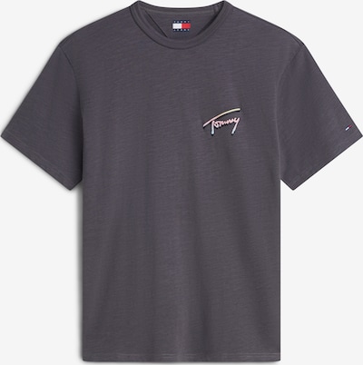 Marškinėliai 'Novelty' iš Tommy Jeans, spalva – šviesiai mėlyna / žaliosios citrinos spalva / tamsiai pilka / rožių spalva, Prekių apžvalga