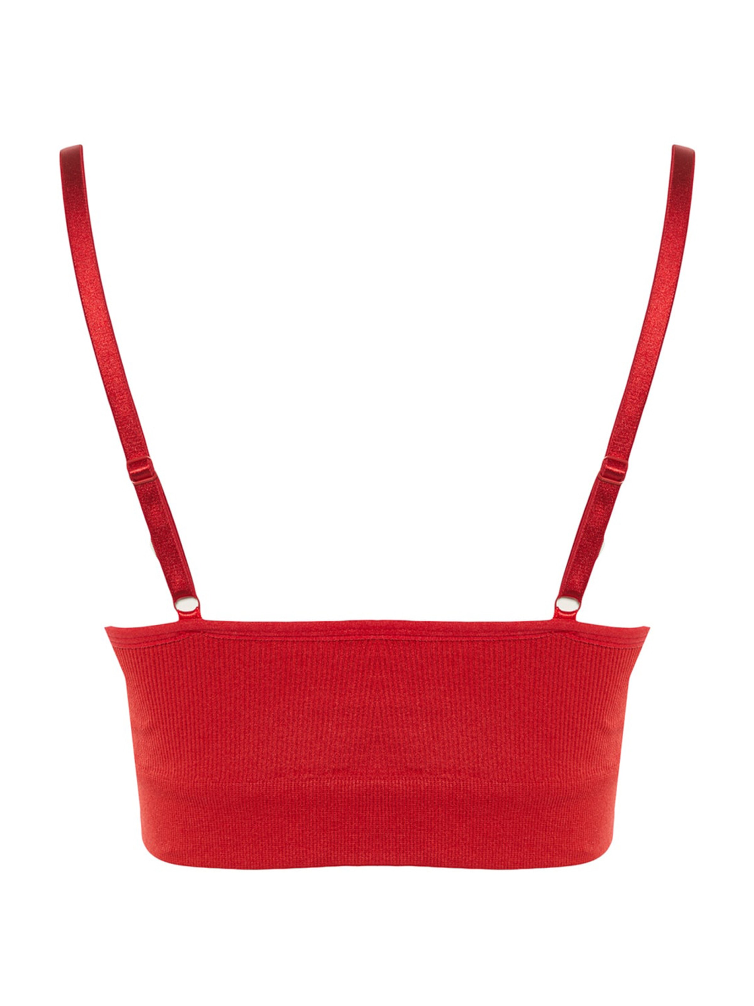 Bustier Soutien-gorge Trendyol en rouge